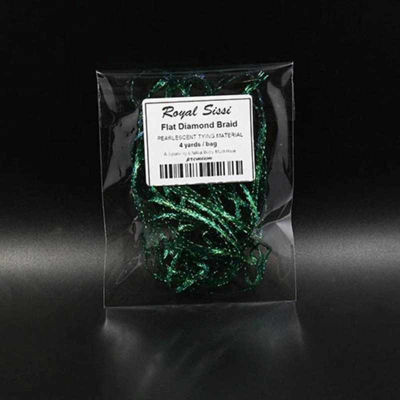 Dr.Fish  1 pcs Diamond Braid Crystal Flash  Fly Tying Materials (10 colors)