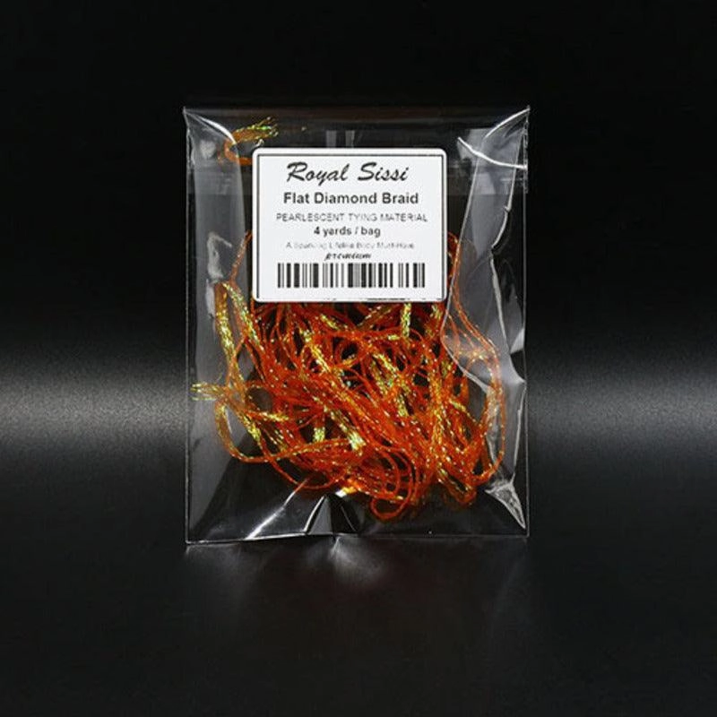 Dr.Fish  1 pcs Diamond Braid Crystal Flash  Fly Tying Materials (10 colors)