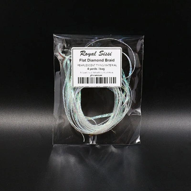 Dr.Fish  1 pcs Diamond Braid Crystal Flash  Fly Tying Materials (10 colors)