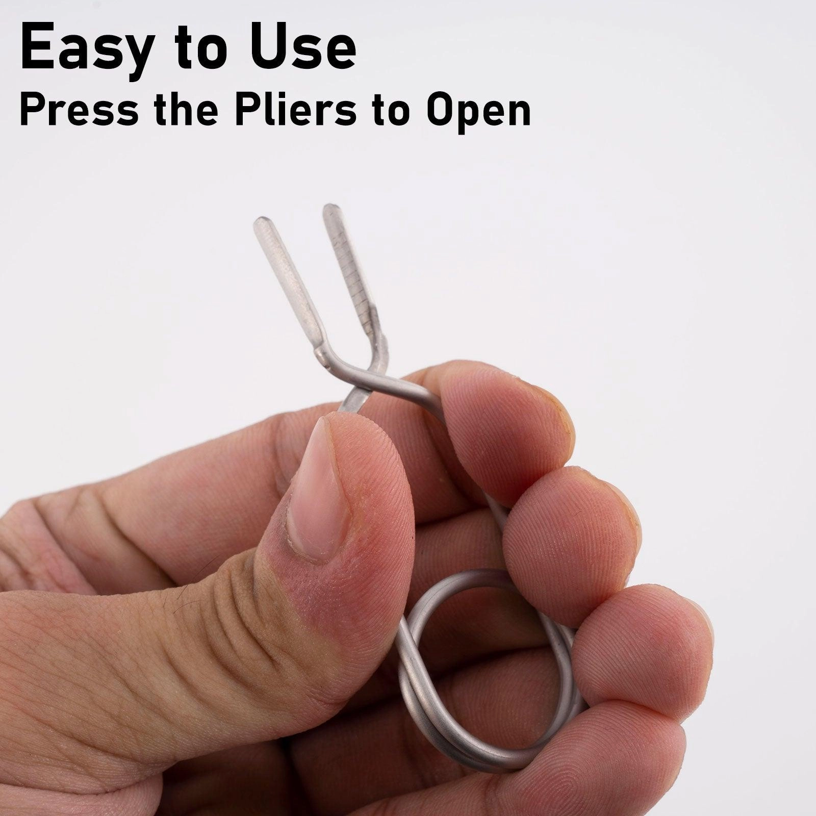 Dr.Fish 1pc Fly Tying Hackle Pliers 2.76 x 0.79