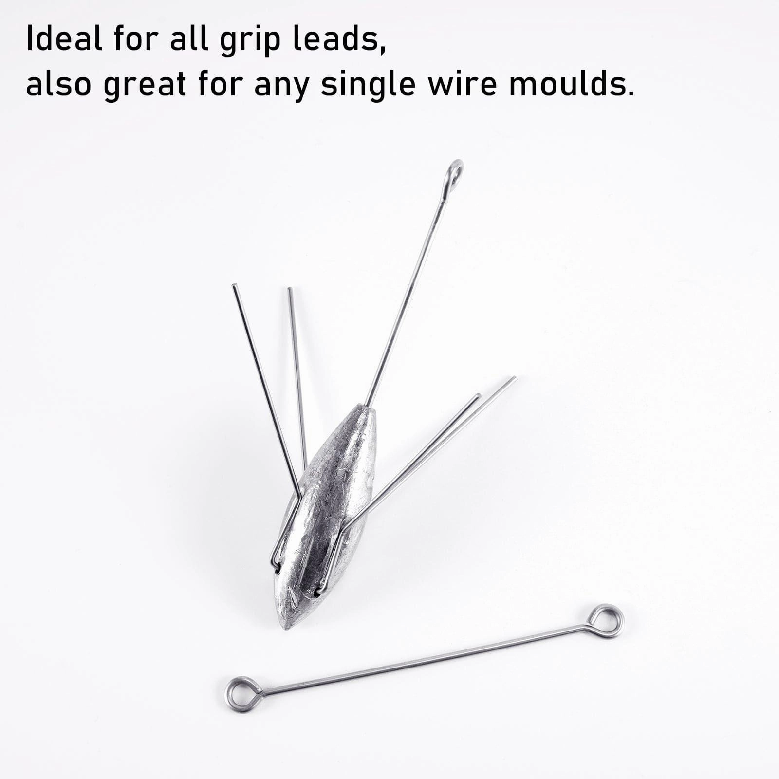 Dr.Fish 20/30/100 pcs Longtail Lead Loop Wires   2''  4''