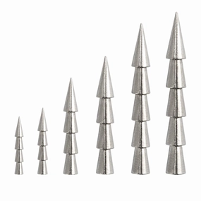 Dr.Fish 20pcs Tungsten Nail Weights 1/64 to 7/64oz