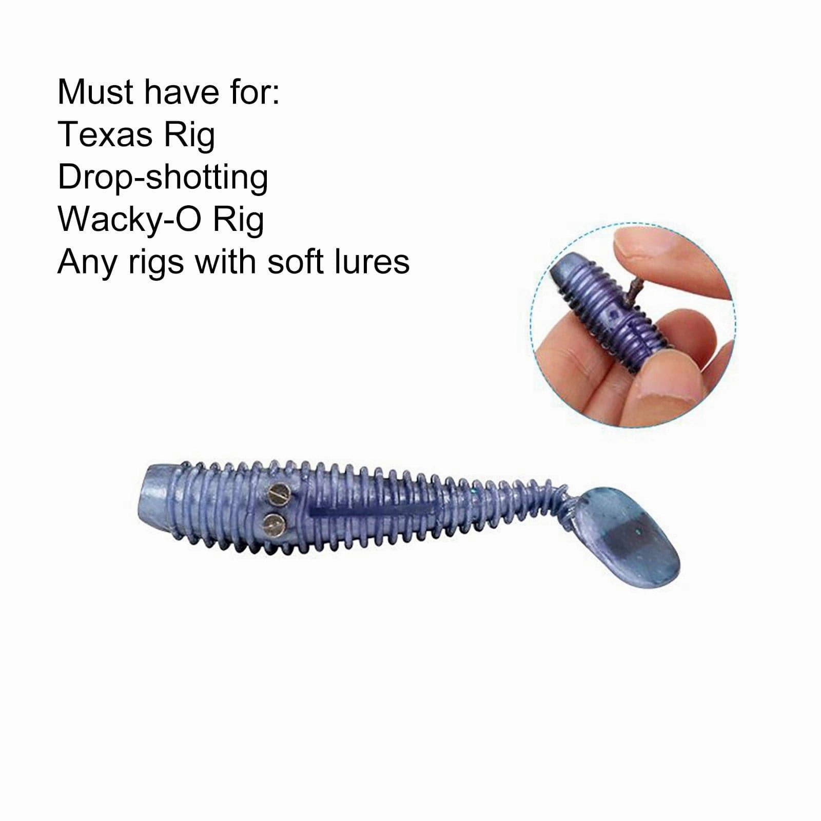 Dr.Fish 20pcs Tungsten Nail Weights 1/64 to 7/64oz