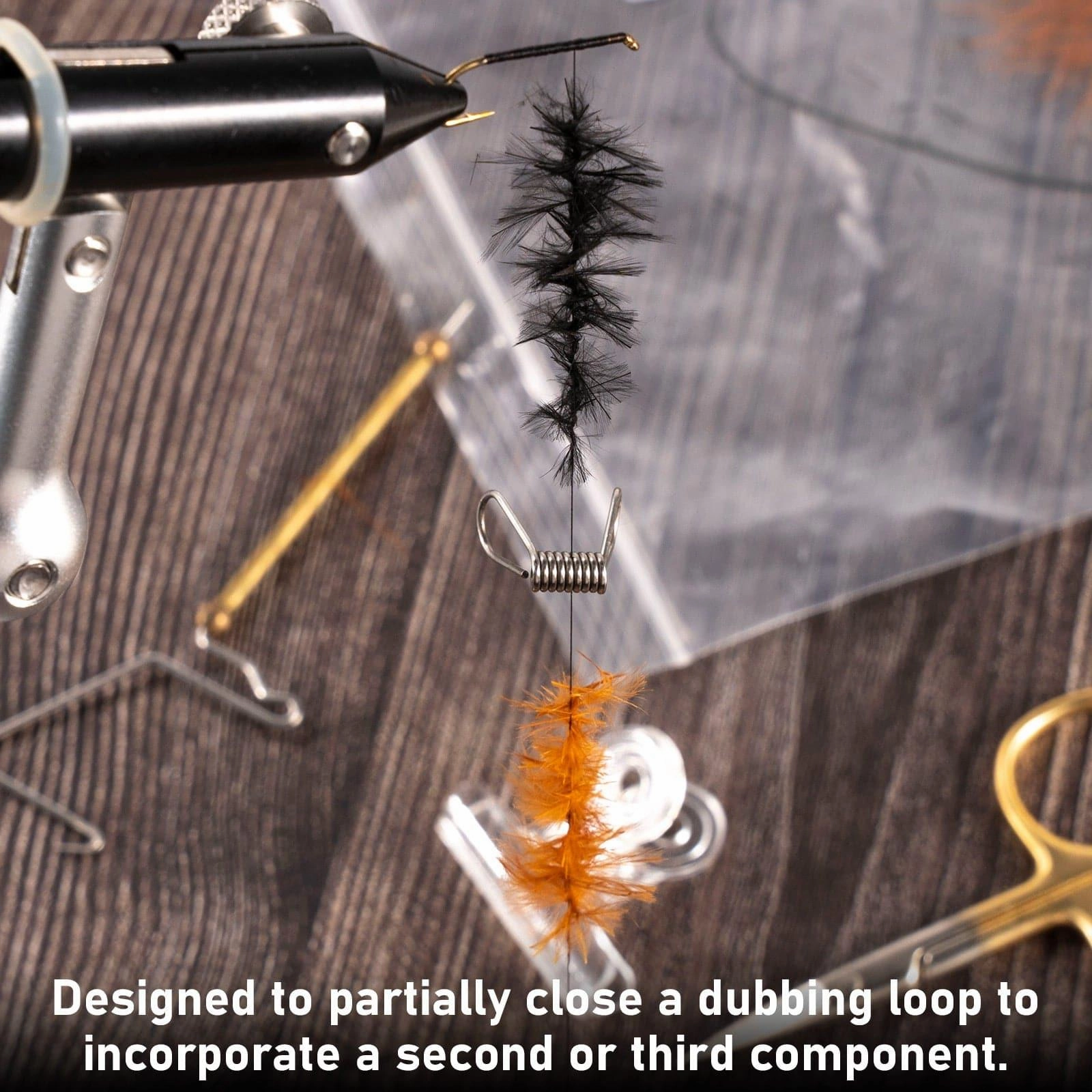 Dr.Fish 2/6 pcs Loop Clamp Fly tying