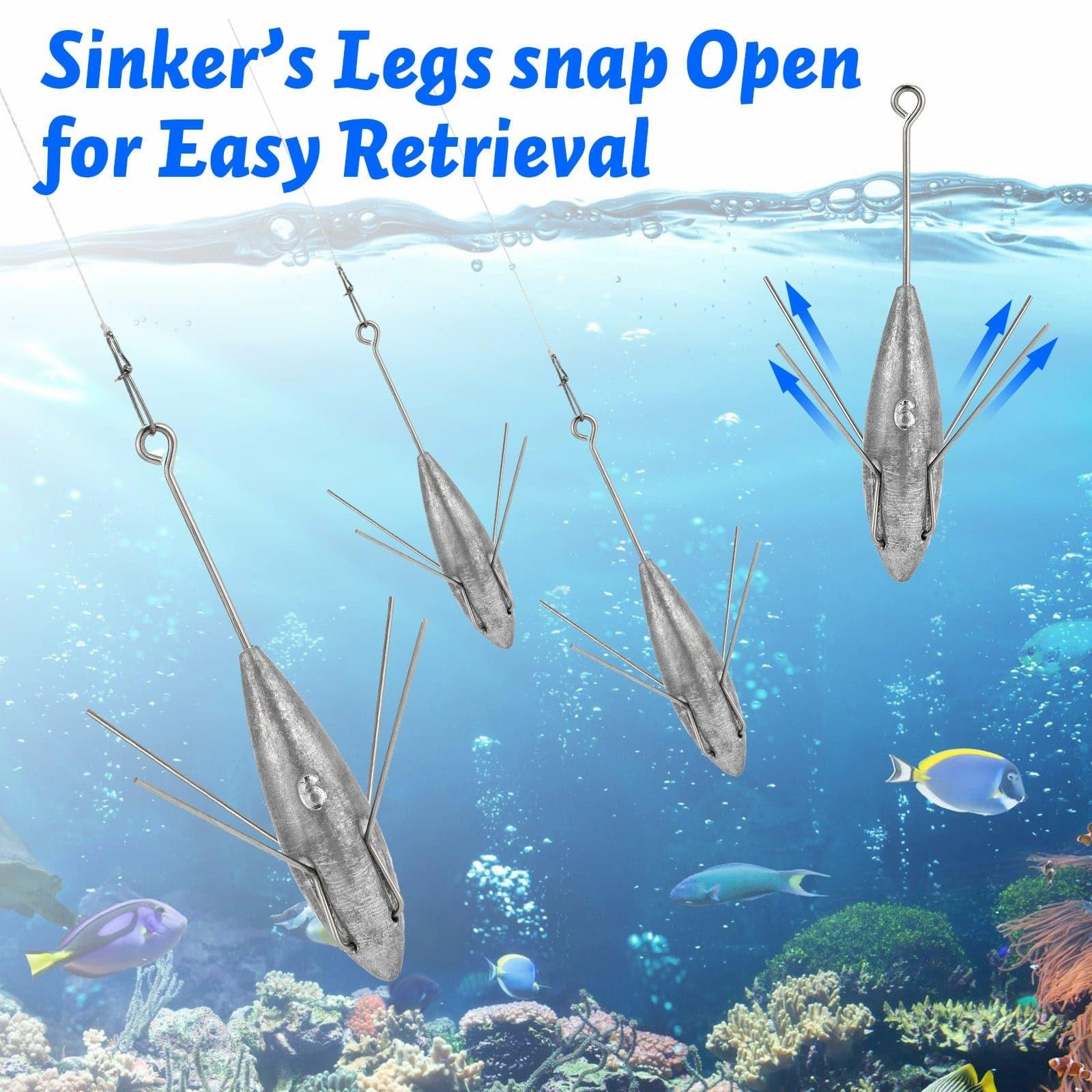 Dr.Fish 2pcs Sputnik Weights 3 to 6oz