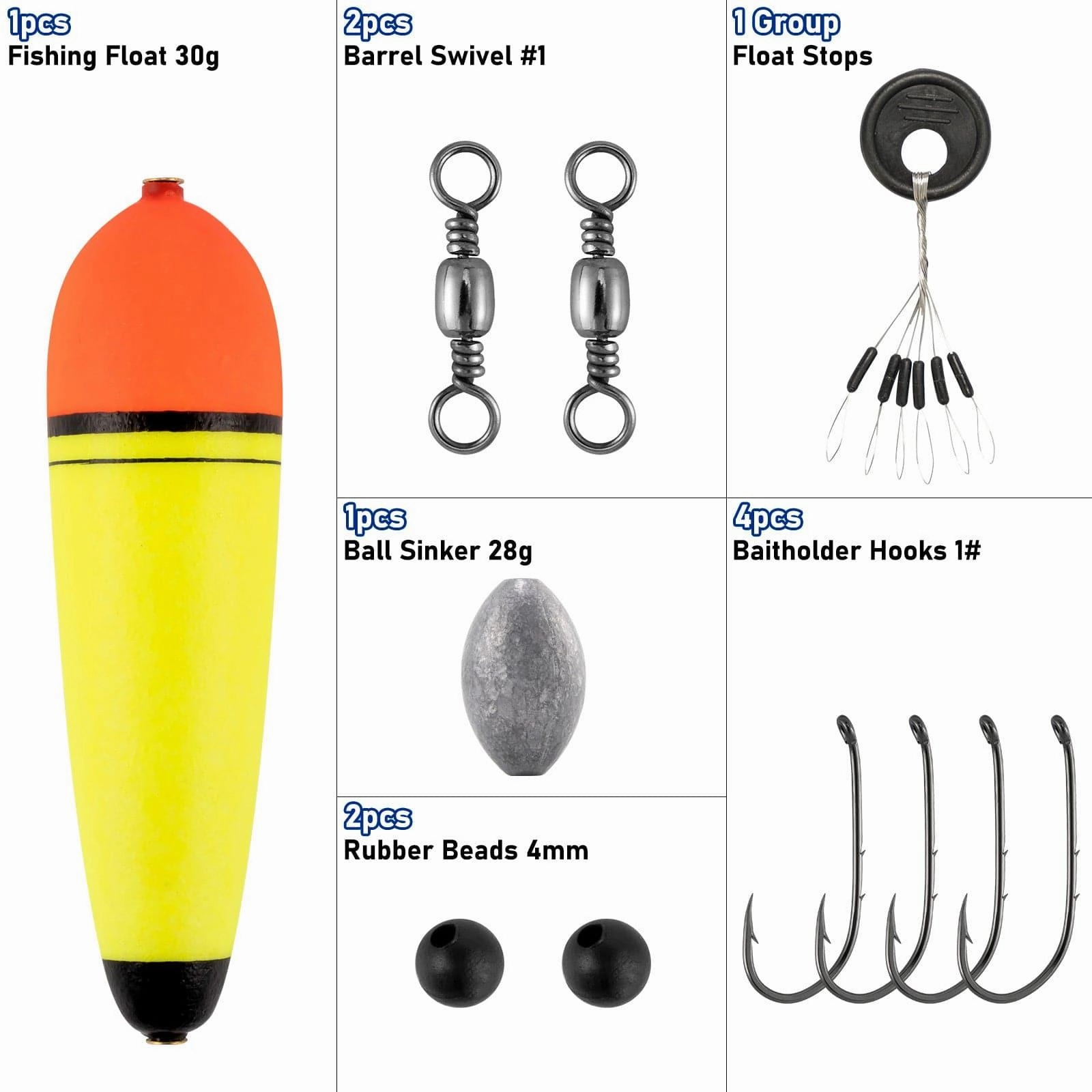 Dr.Fish 30g Mackerel Fishing Float Set