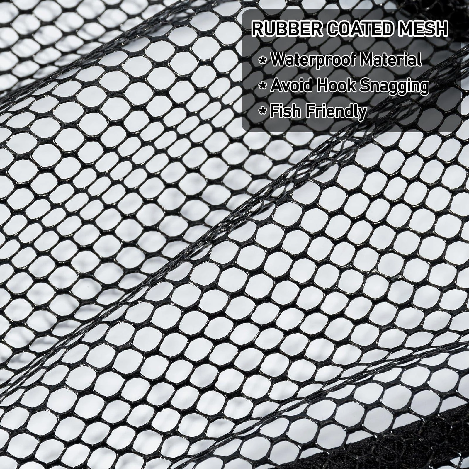 Dr.FIsh 3 Size Landing Net with Telescopic Pole Handle