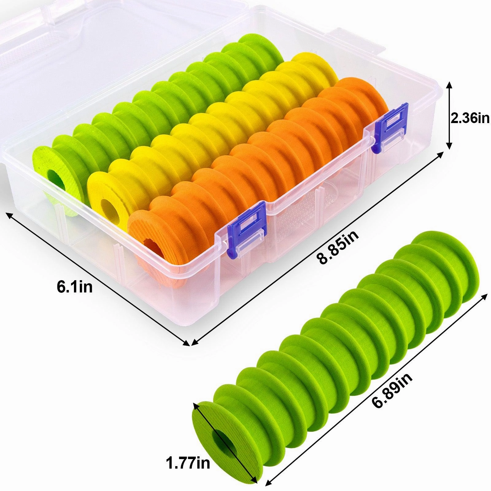 Dr.Fish 3pcs Fishing Line Storage Holders