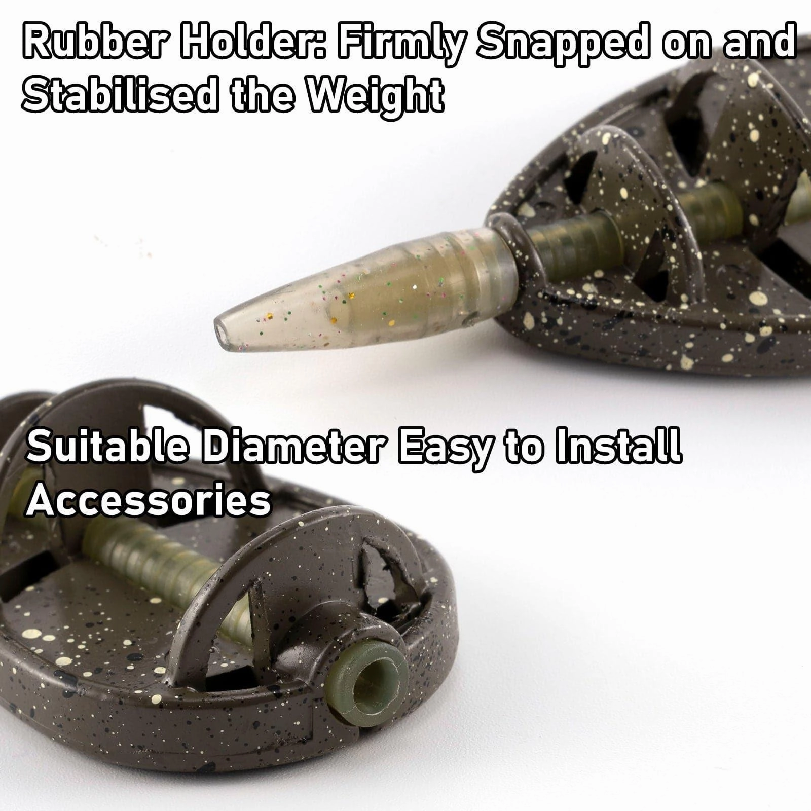 Dr.Fish 3pcs  Fishing Method Feeders 25-45g