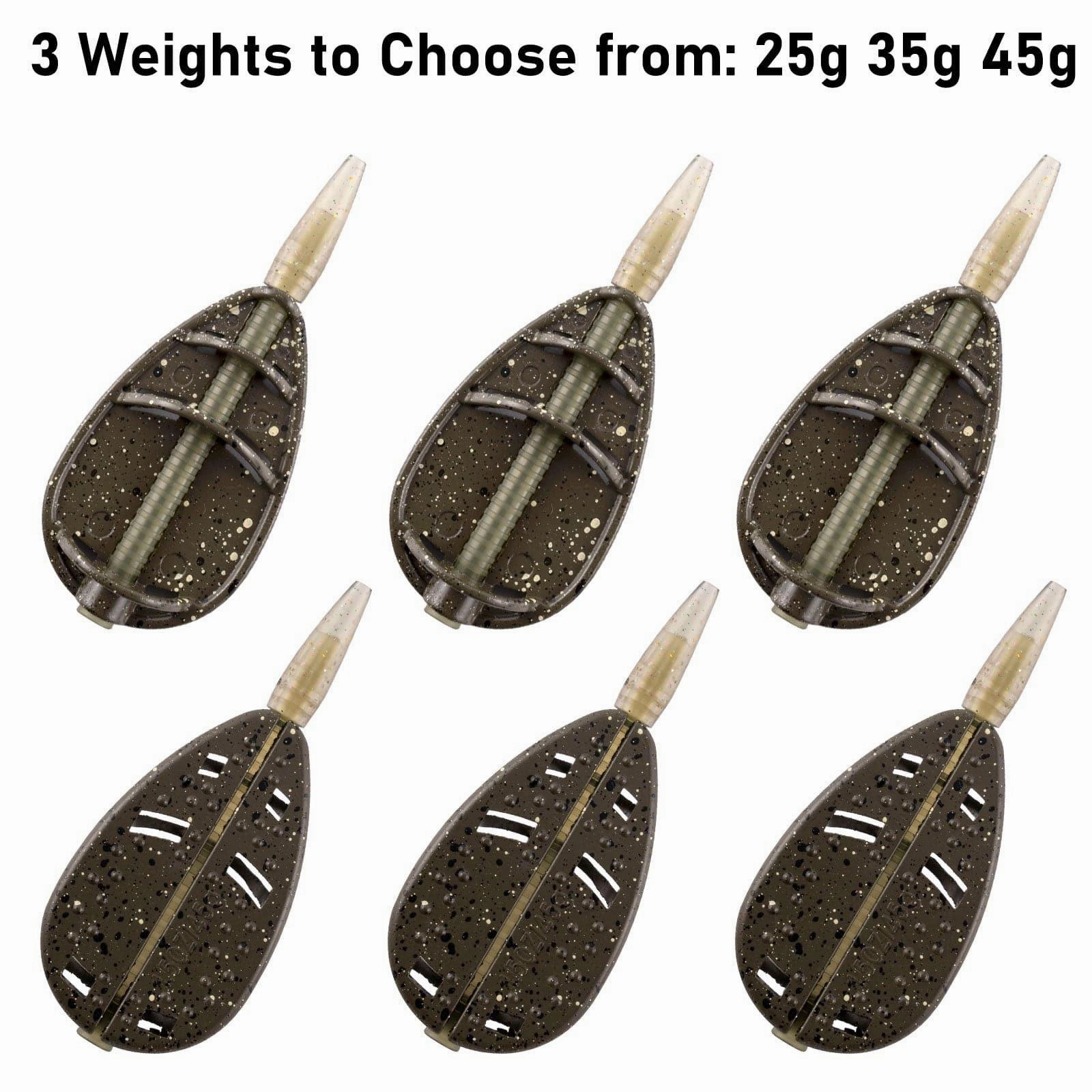Dr.Fish 3pcs  Fishing Method Feeders 25-45g