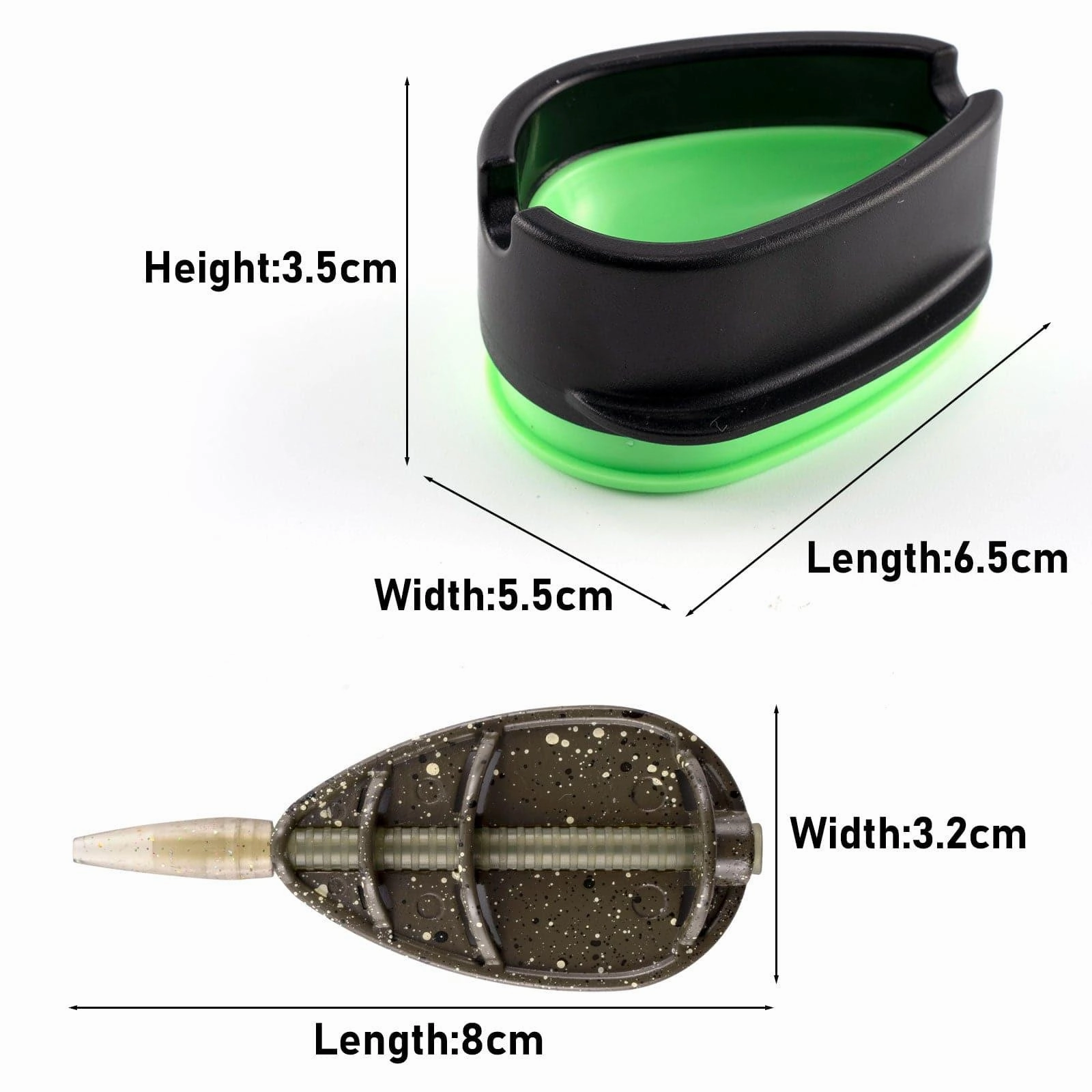 Dr.Fish 3pcs  Fishing Method Feeders 25-45g