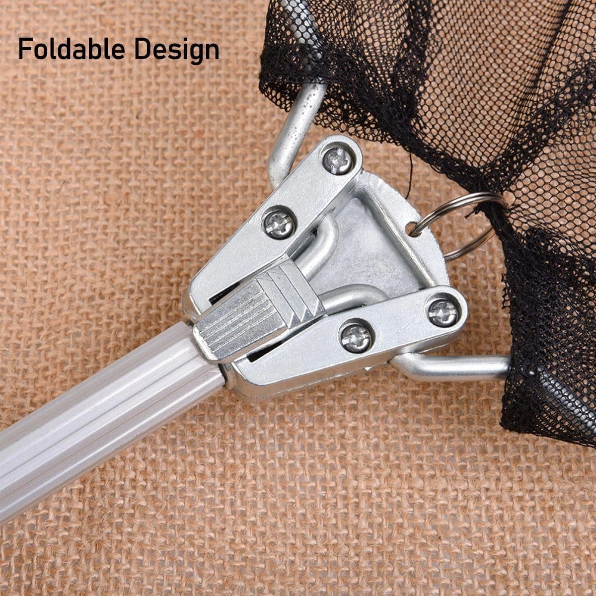 Dr.Fish 50cm Mini Aluminum Foldable Fish Landing Net