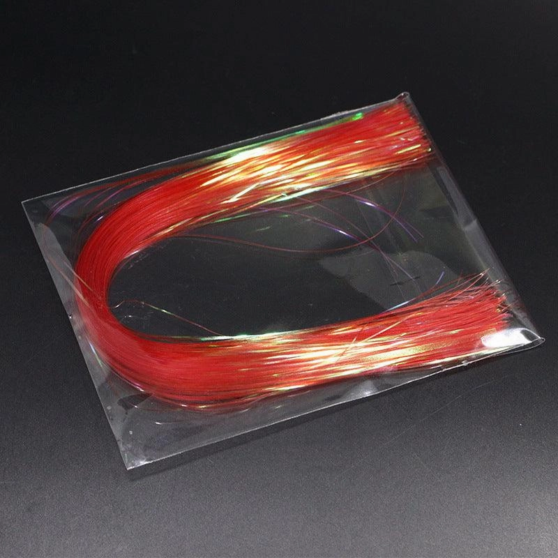 Dr.Fish 5pcs Flash Fly Tying Materials (8 colors)