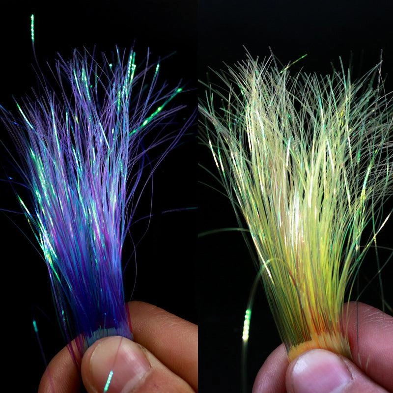 Dr.Fish 5pcs Flash Fly Tying Materials (8 colors)