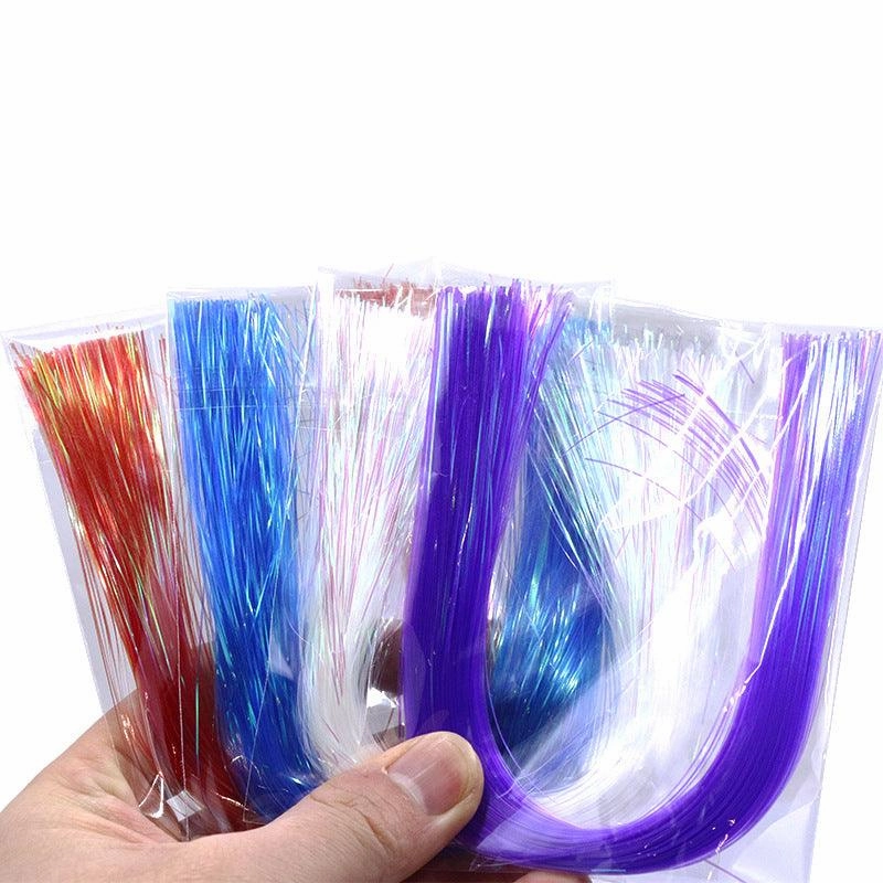 Dr.Fish 5pcs Flash Fly Tying Materials (8 colors)