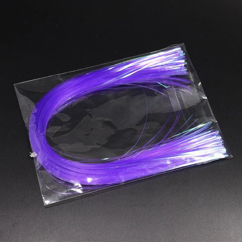 Dr.Fish 5pcs Flash Fly Tying Materials (8 colors)