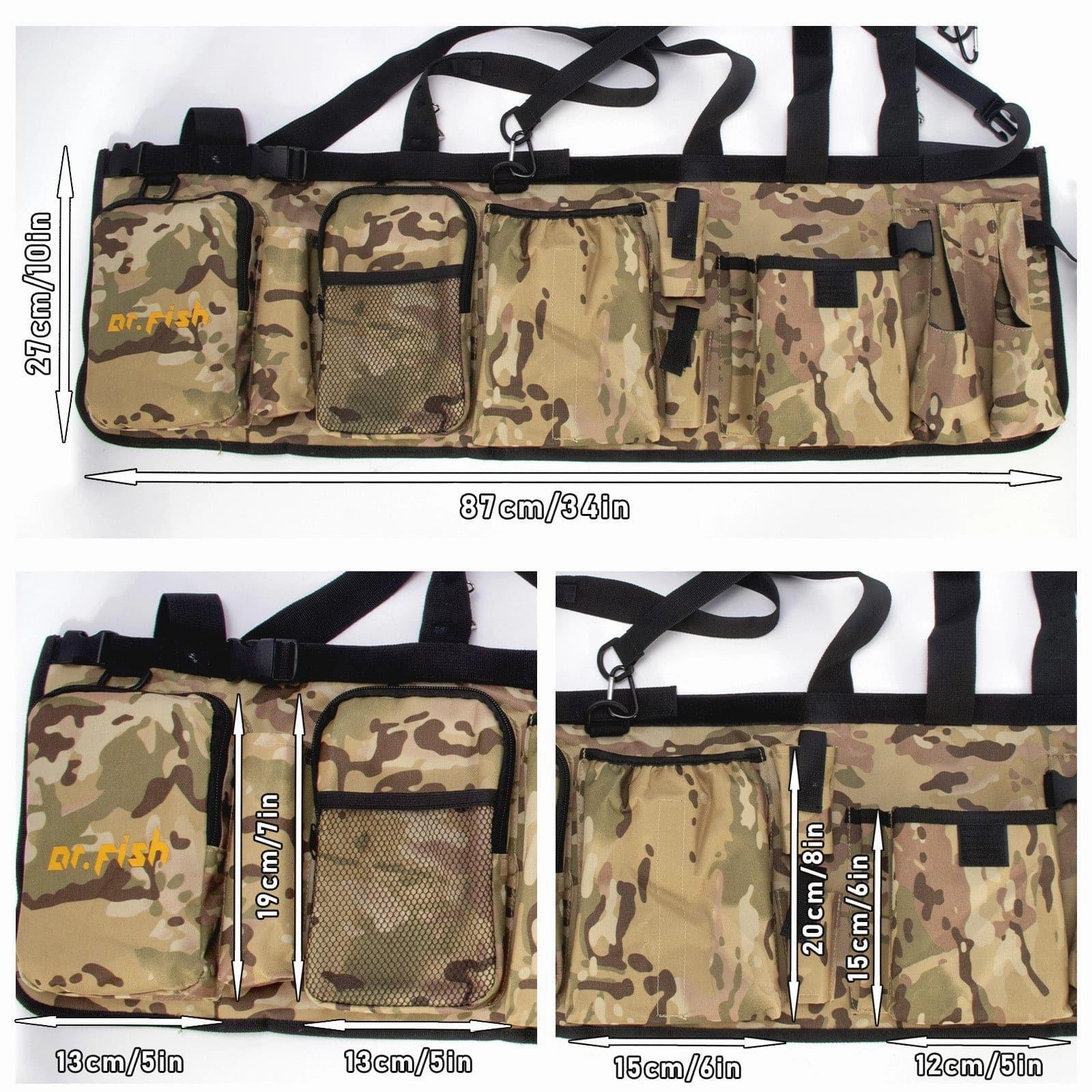 Dr.Fish 5pcs Gallon Bucket Tool Organizer
