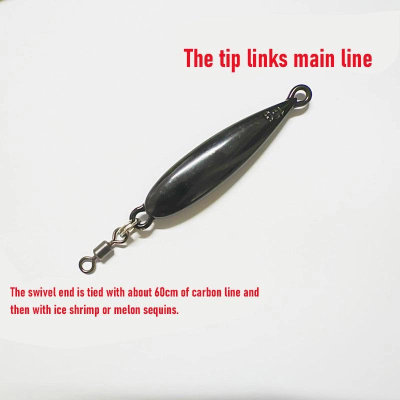 Dr.Fish Aluminum Alloy Drop-shaped Fishing Weight 3.2-20g,33-63mm