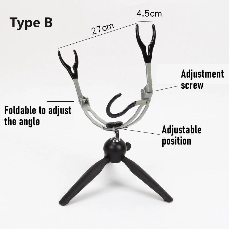 Dr.Fish Aluminum Alloy Multifunctional Tripod Ice Fishing Pole 21.5-28cm