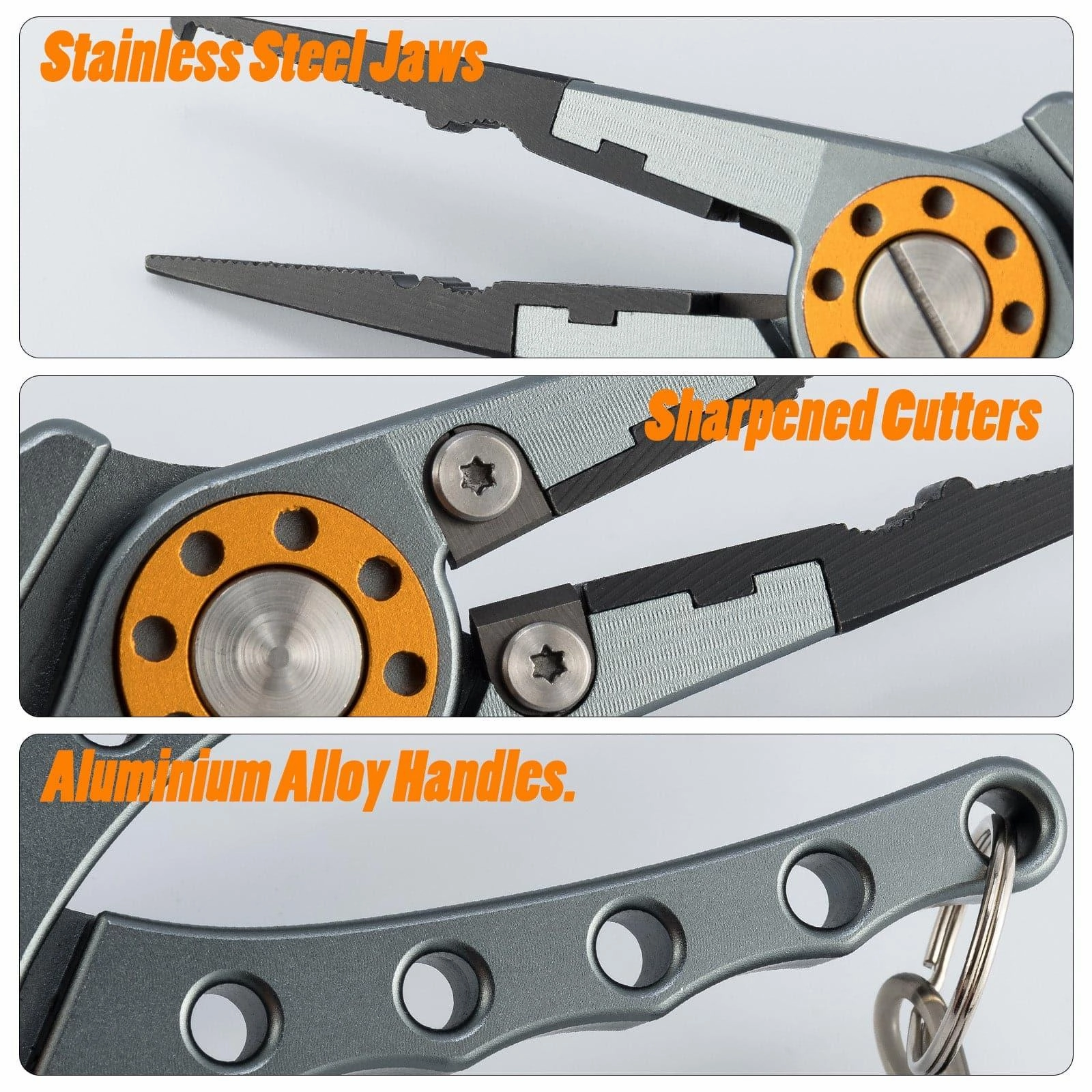 Dr.Fish Aluminum Fishing Plier 8in