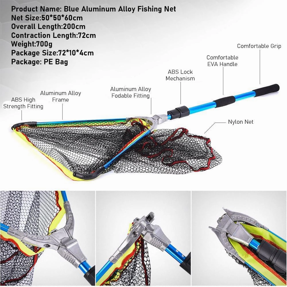 Dr.Fish Big Telescopic Folding Fishing Net