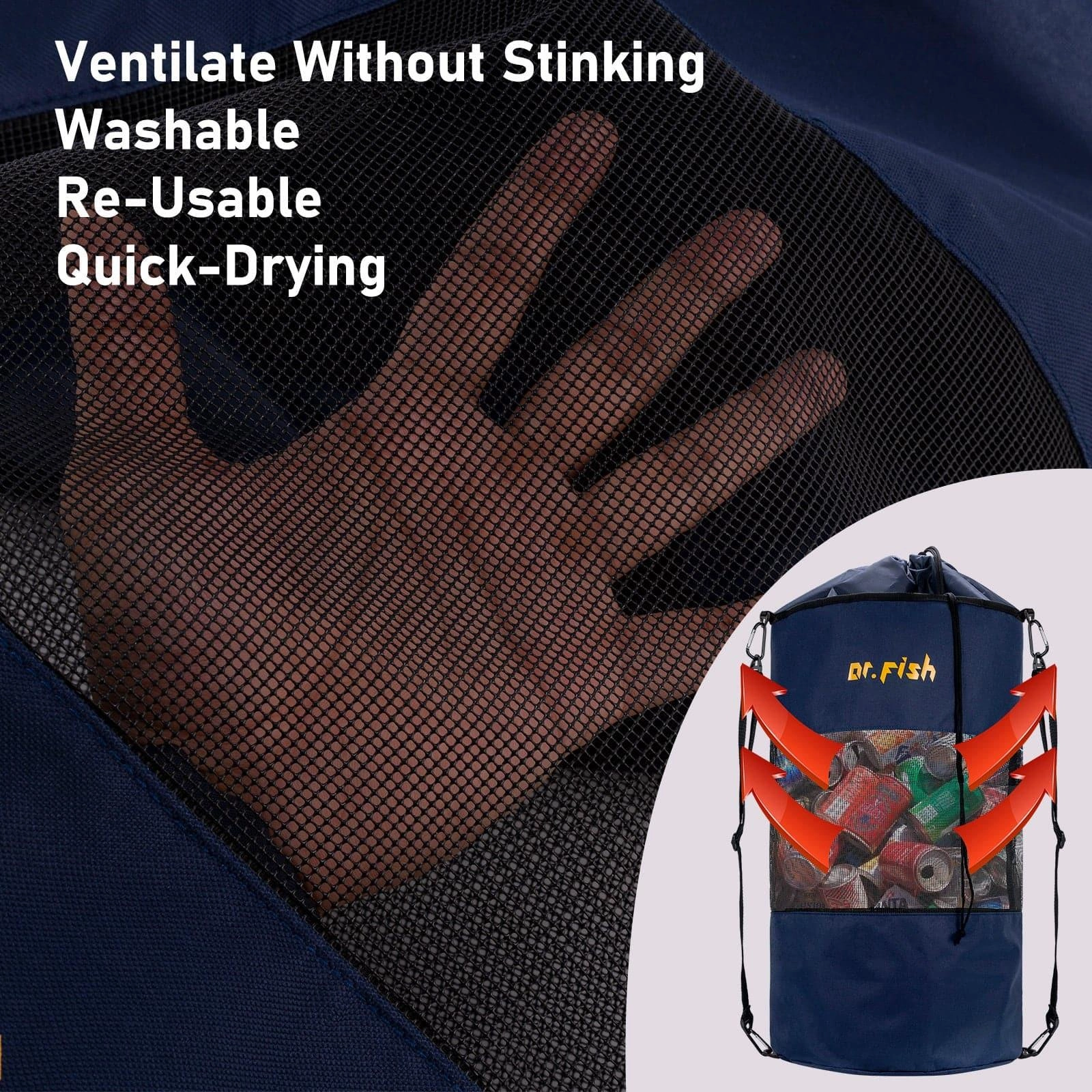 Dr.Fish Boat Trash Bags 24''