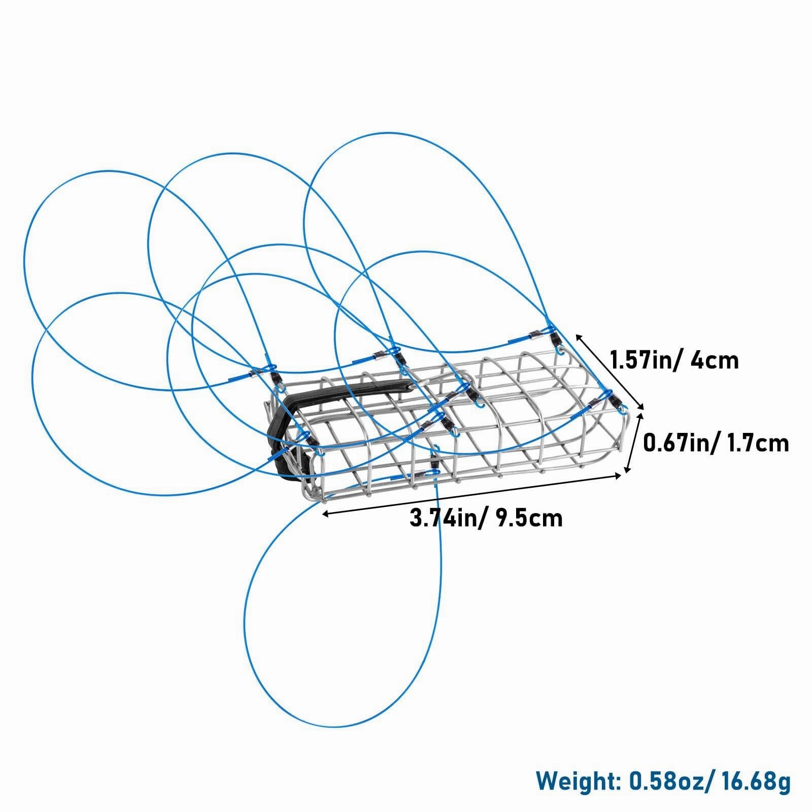 Dr.Fish Castable Crab Traps with 8 Loops