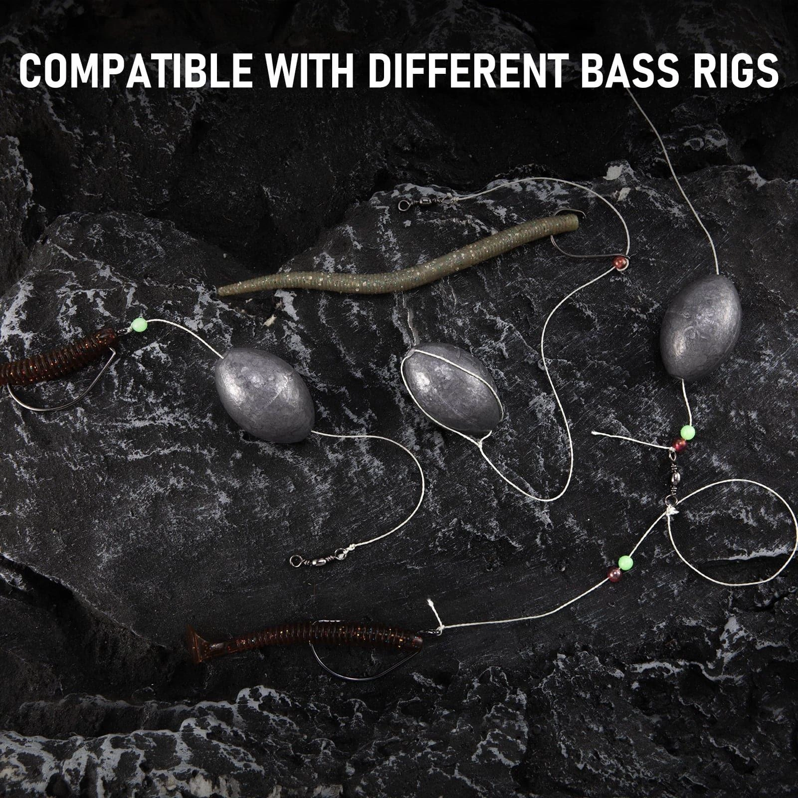 Dr.Fish Egg Sinkers Lead Weights 1/8 to 5oz