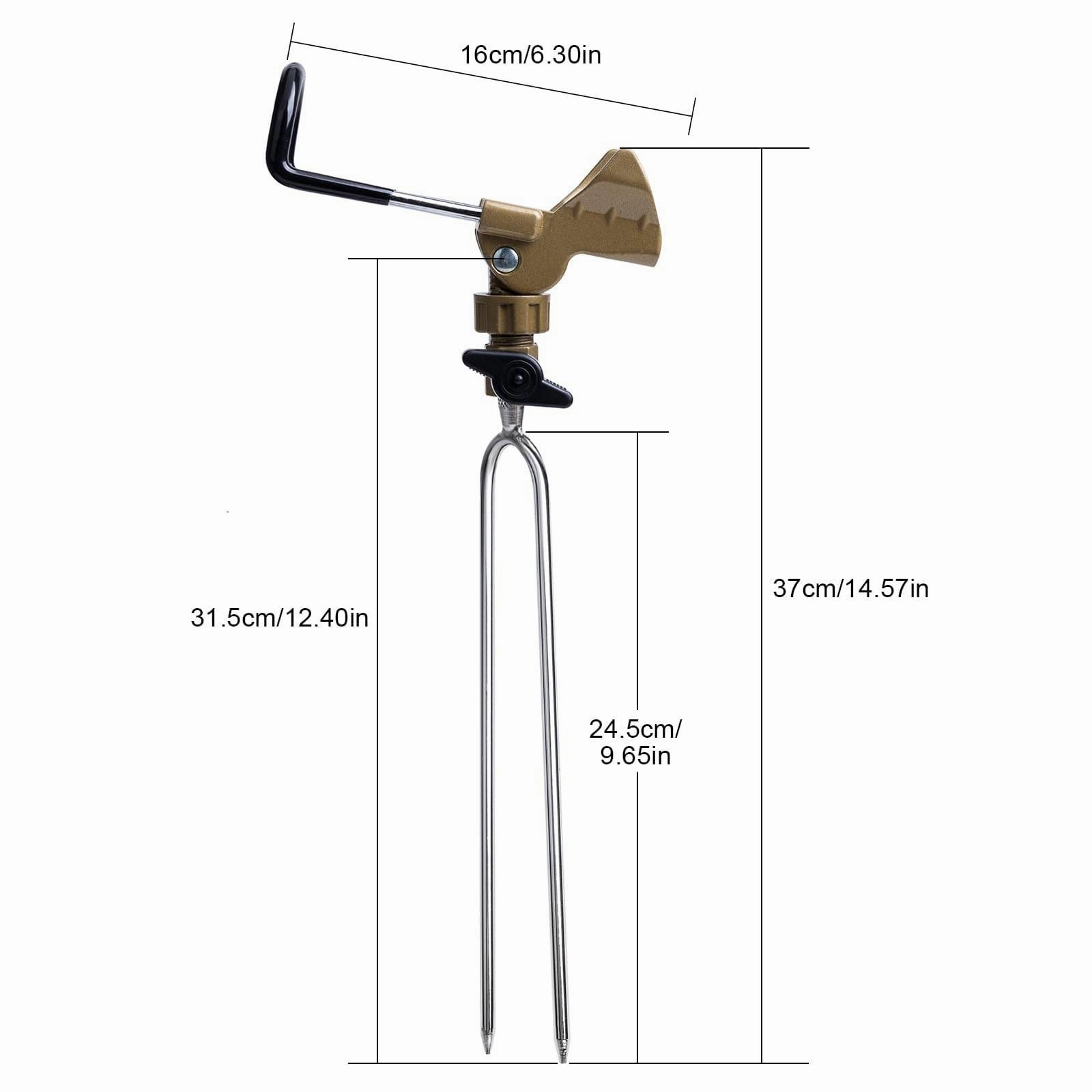 Dr.Fish Fishing Rod Holder Gold
