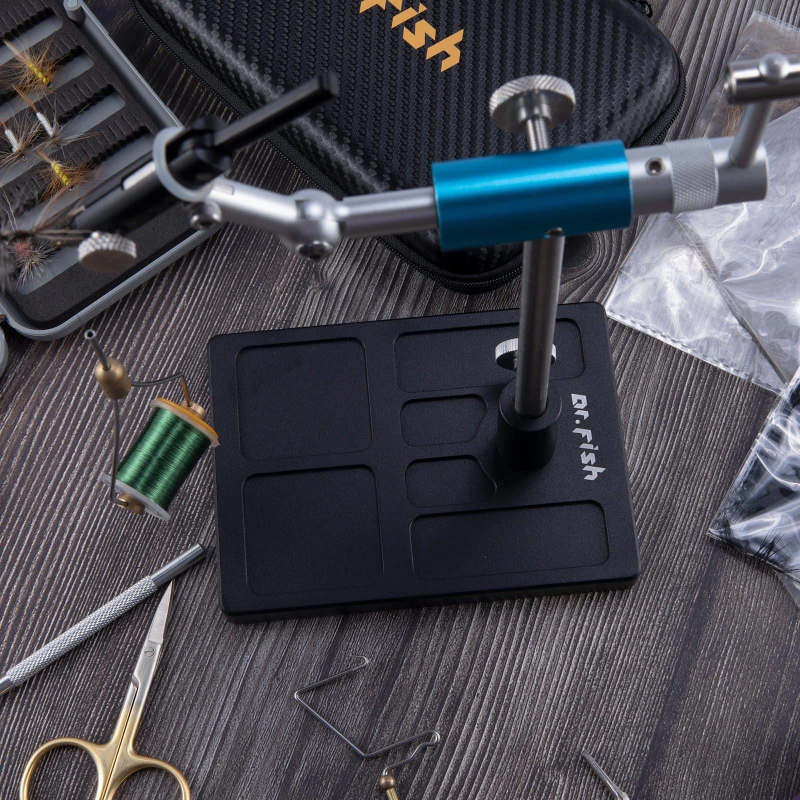 Dr.Fish Fly Tying Vise Aluminum Alloy