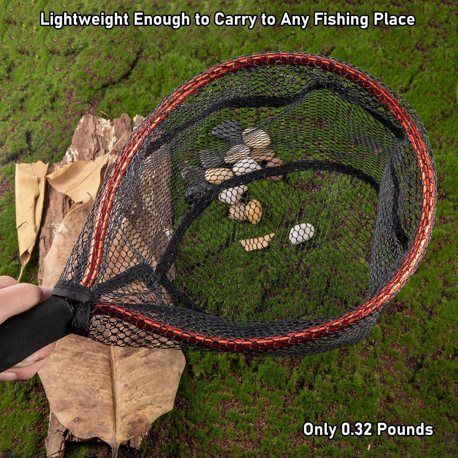 Dr.Fish Handle Landing Flying Fishing Net