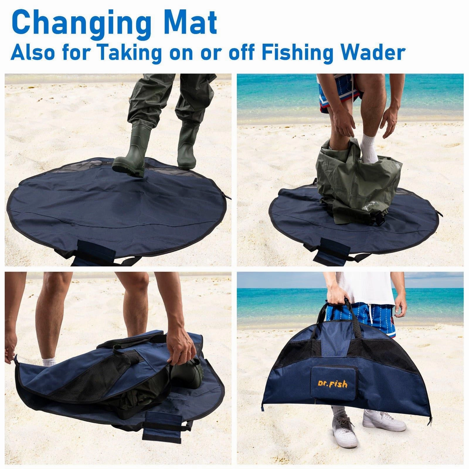 Dr.Fish Large Capacity Packable Changing Mat & Bag