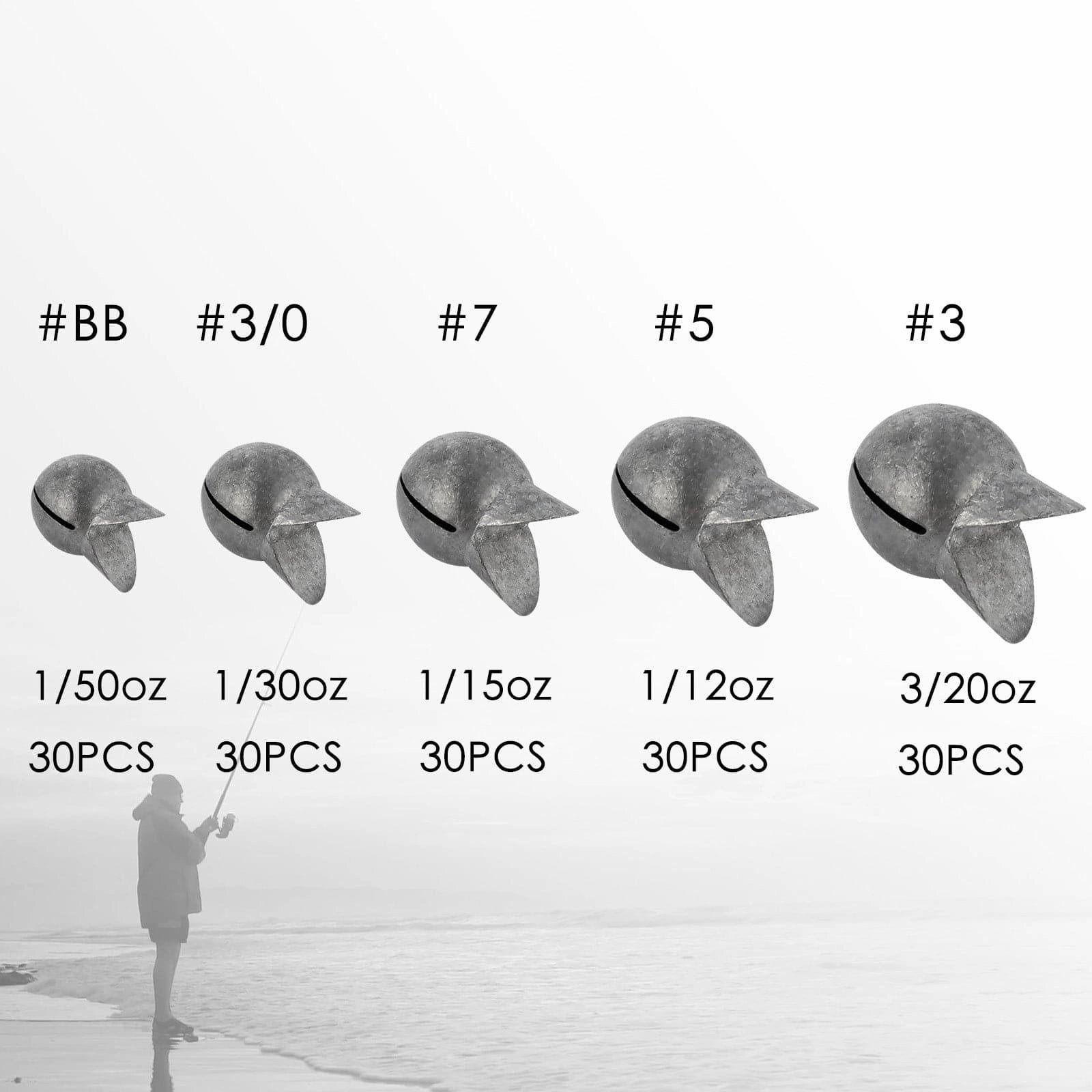 Dr.Fish Lot Split Shot Weights Kit