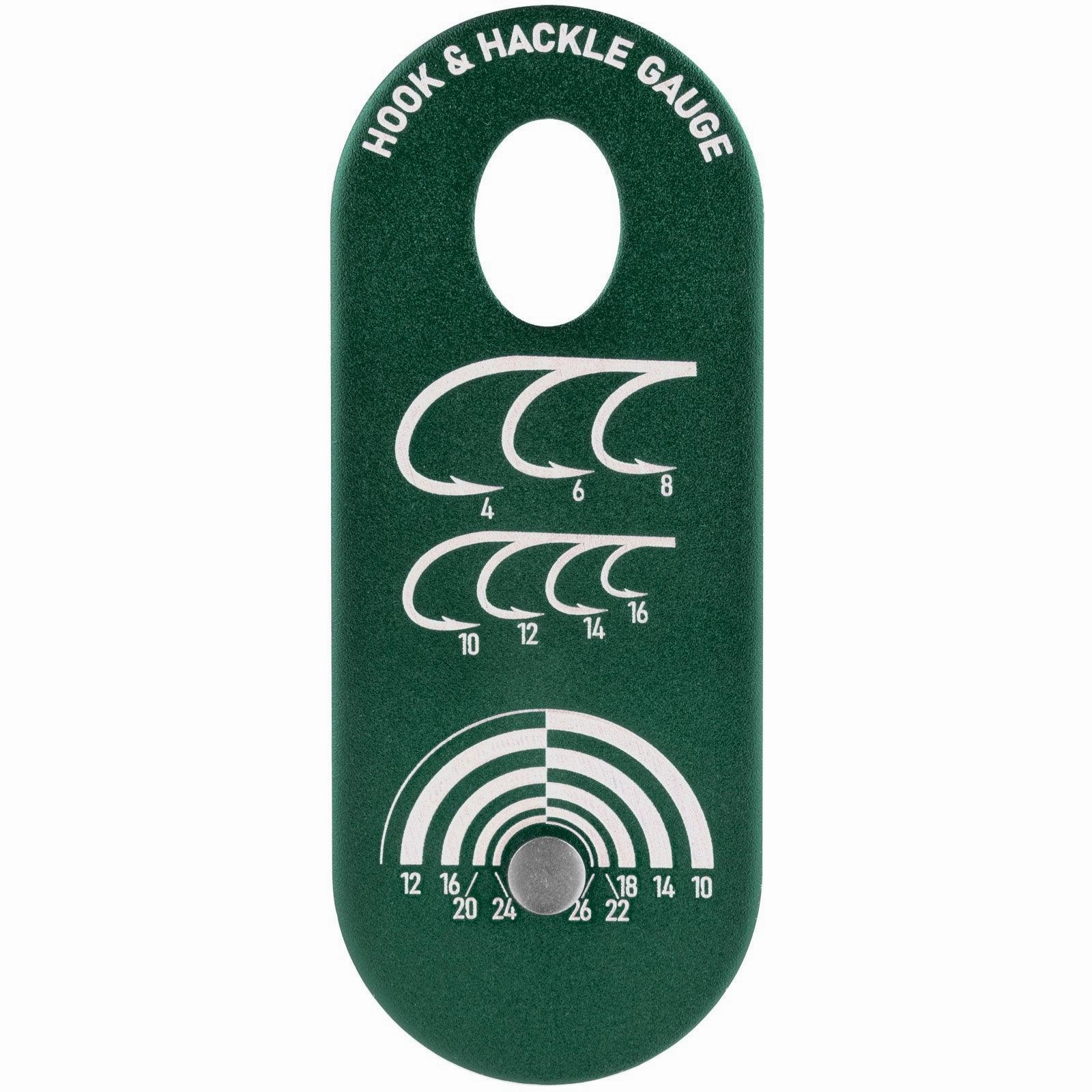 Dr.Fish Metal Whiting Farms Hackle Gauge