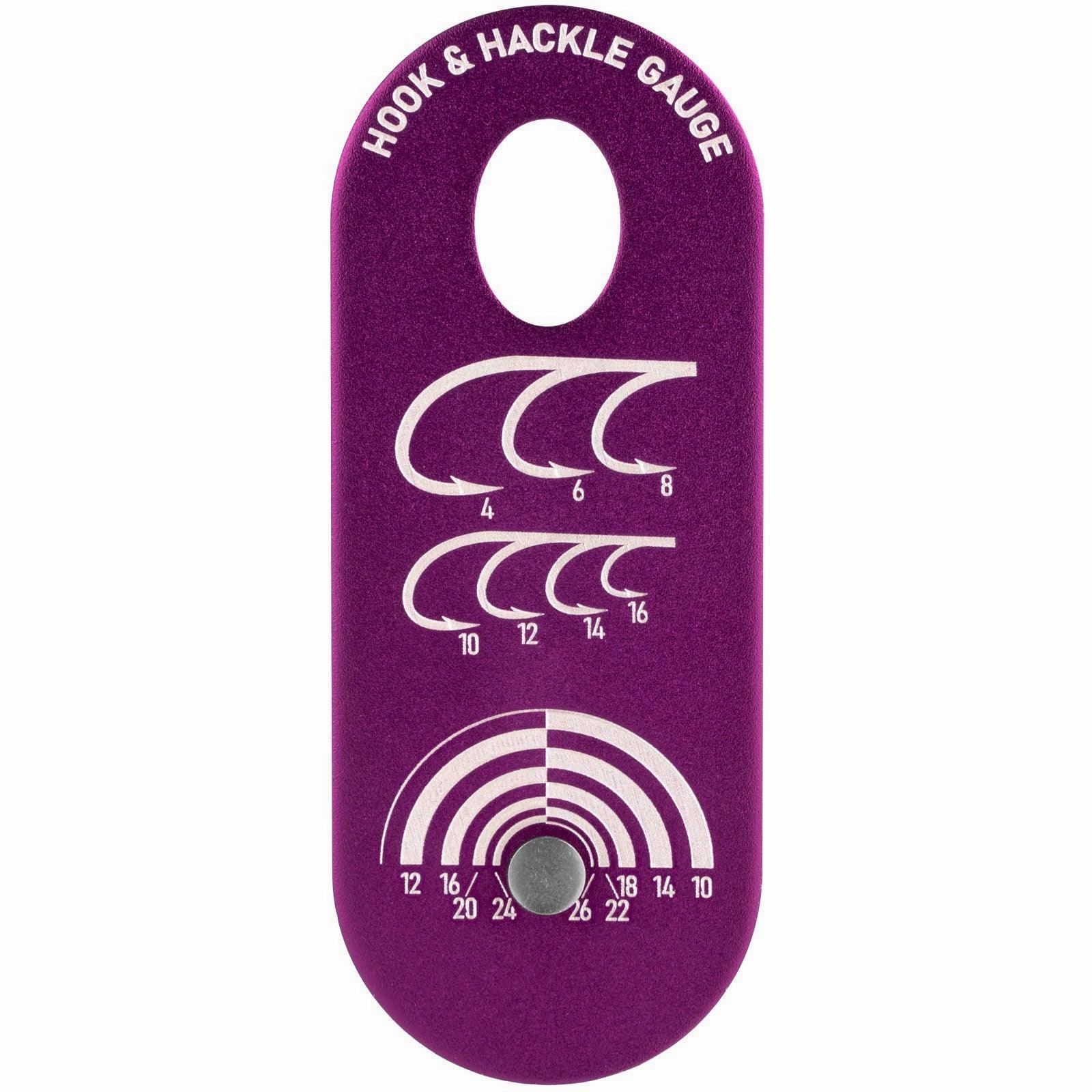 Dr.Fish Metal Whiting Farms Hackle Gauge