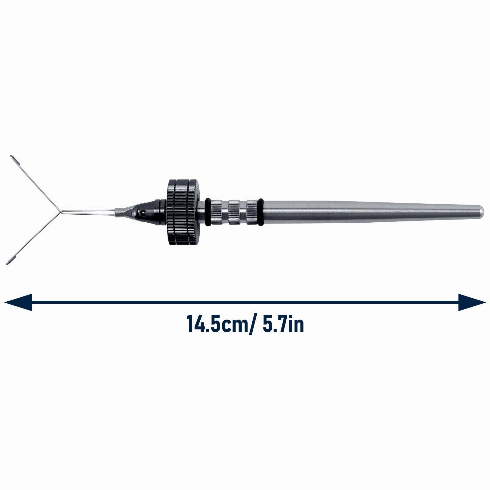 Dr.Fish Stainless Steel Dubbing Spinner 90 360 Rotation  14.5cm/5.3''