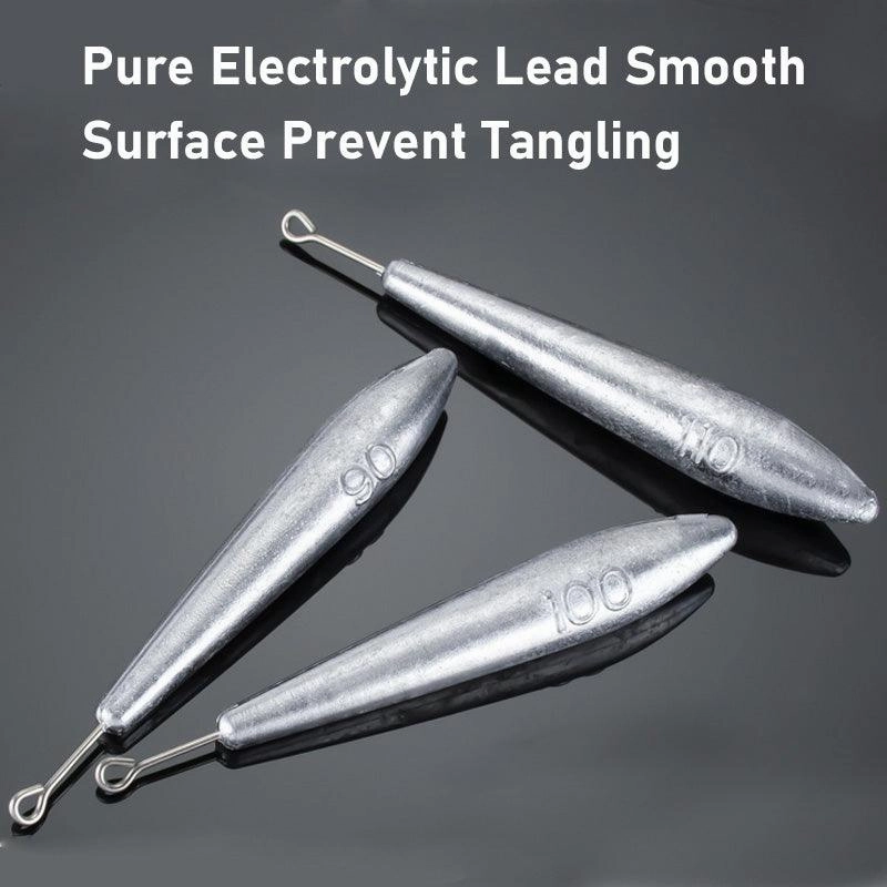 Dr.Fish Streamlined Shape Lead Weights 90g,100g,110g