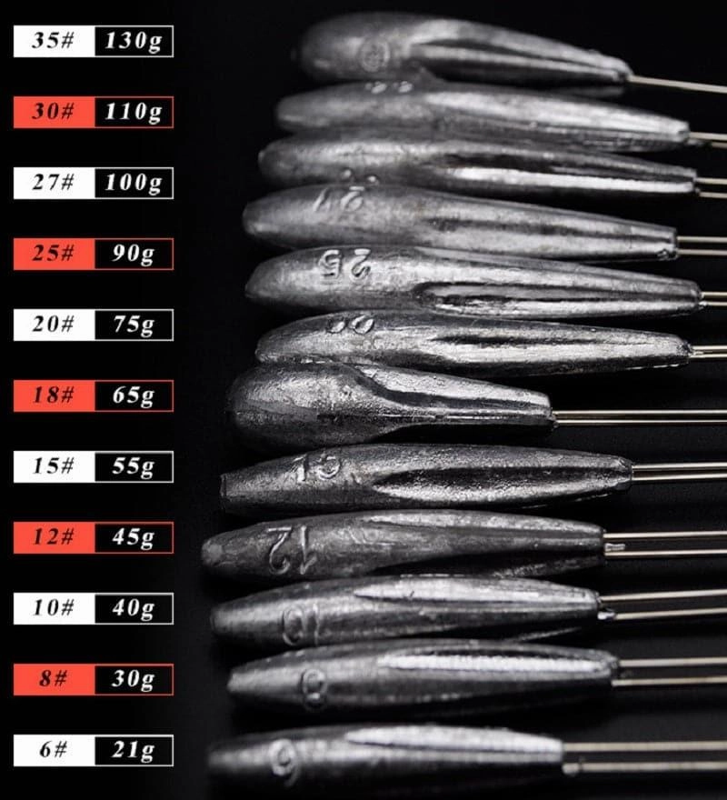 Dr.Fish Surf Fishing Spider Weights 21 to 130g