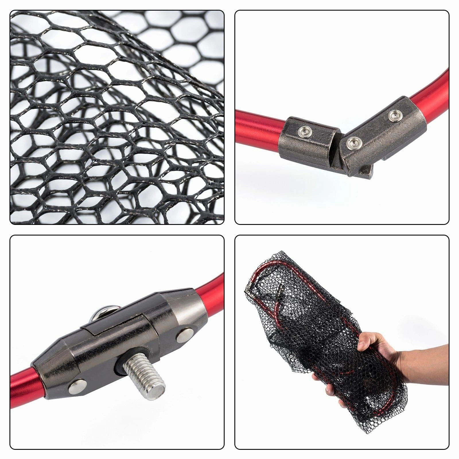 Dr.Fish Telescoping Long Handle Landing Net 8.6ft 9.8ft