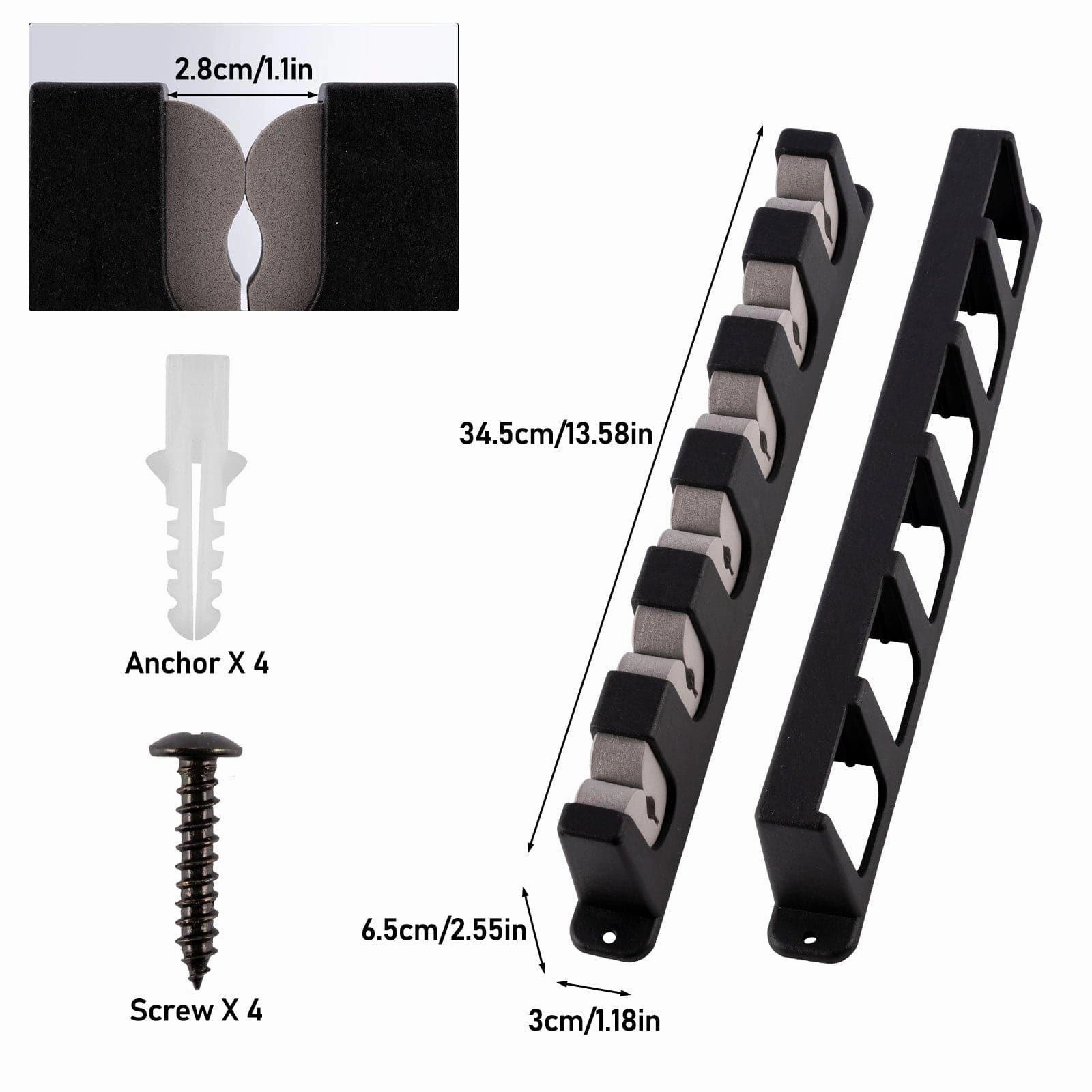 Dr.Fish Vertical/Horizontal Rod Holder 13.58''-16.14''