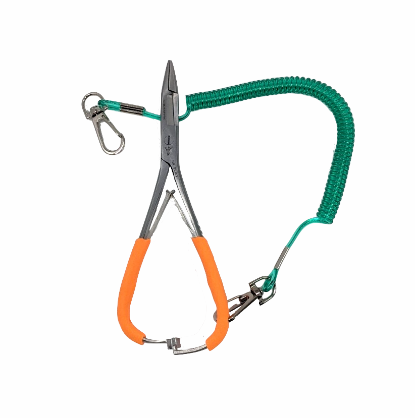 Dr. Slick Crossfire Mitten Scissor Clamp 6" Orange