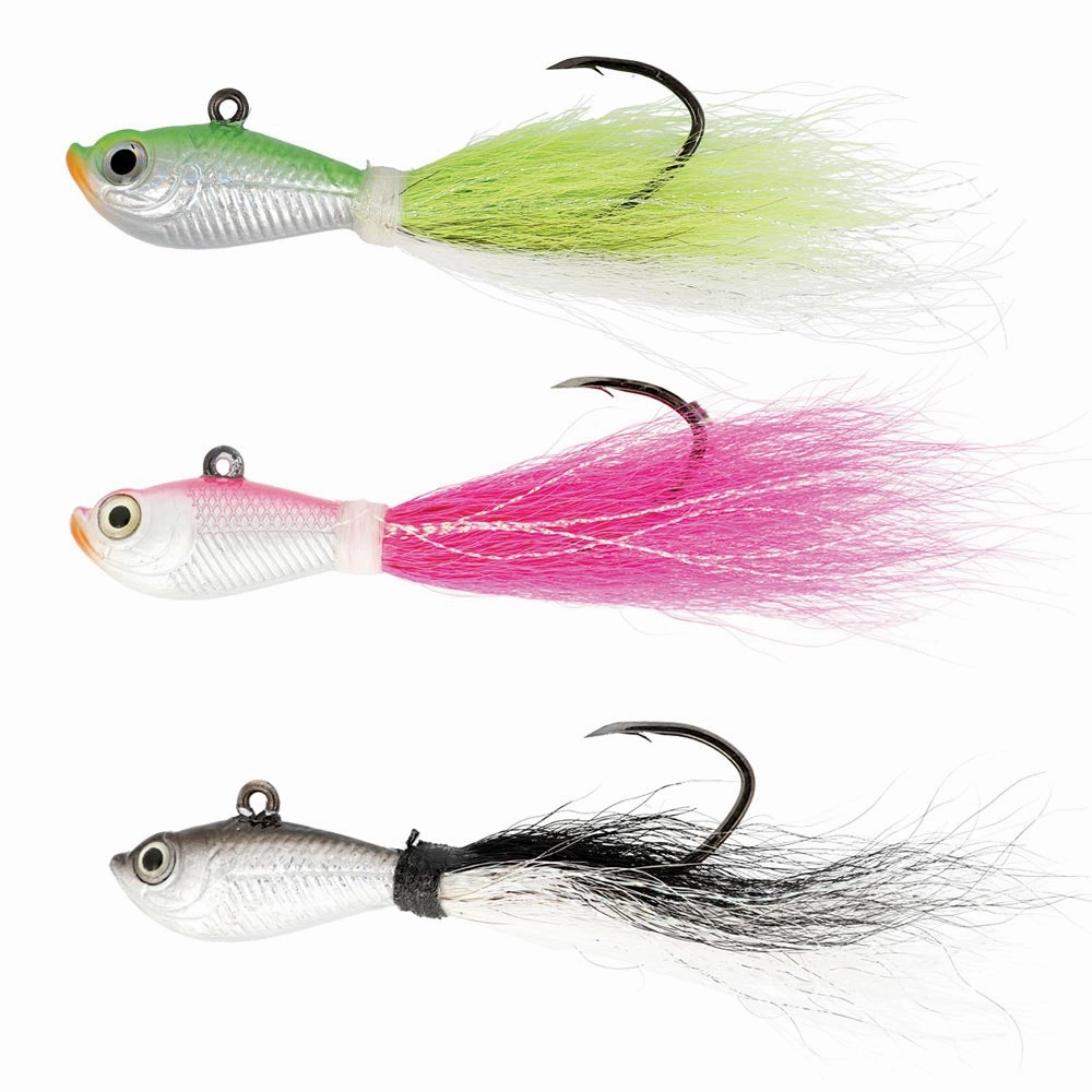 Eagle Claw Trokar Pro-V Bucktail Hair Jig Assortment Pack