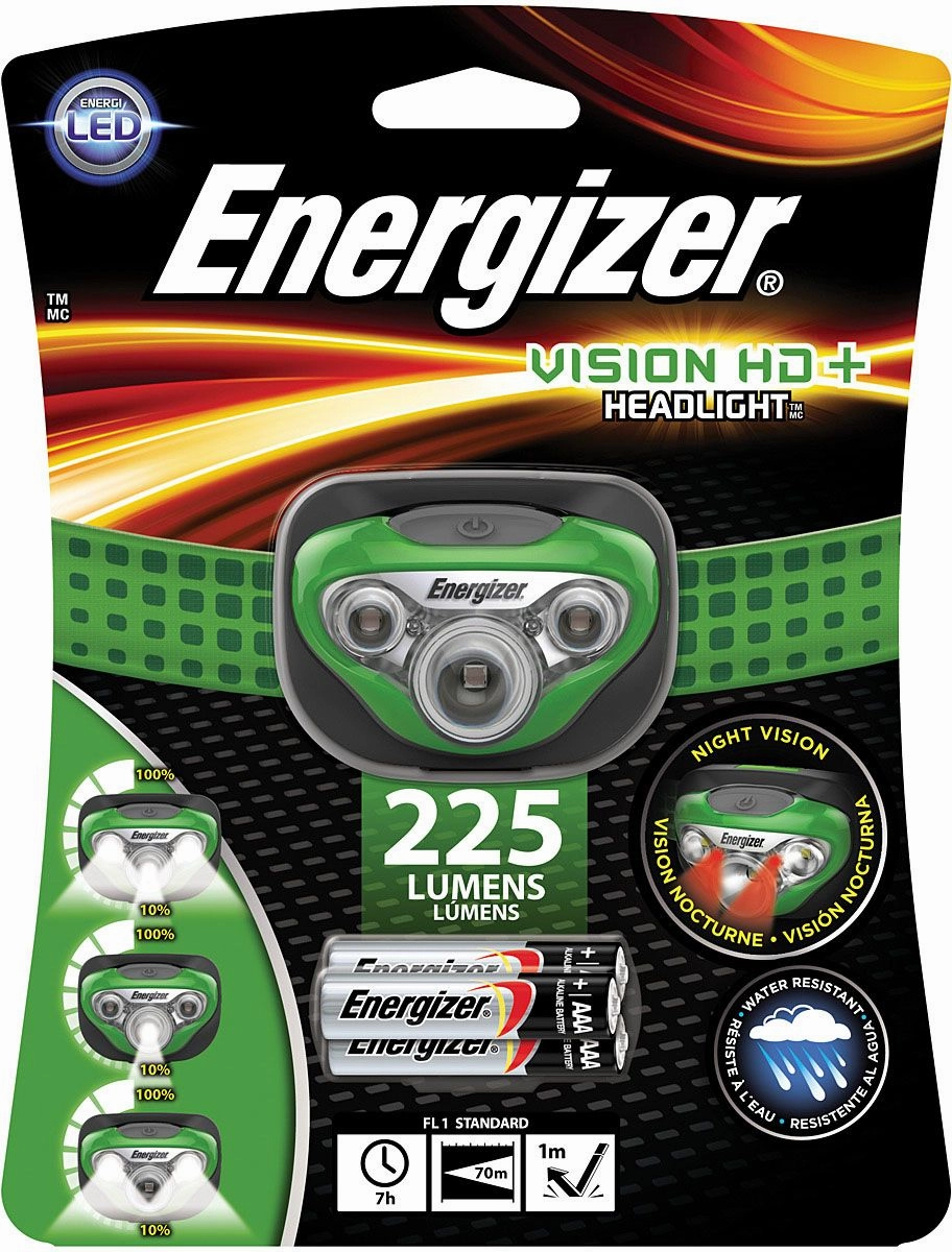 Energizer Headlamp VISION HD PLUS 3AAA