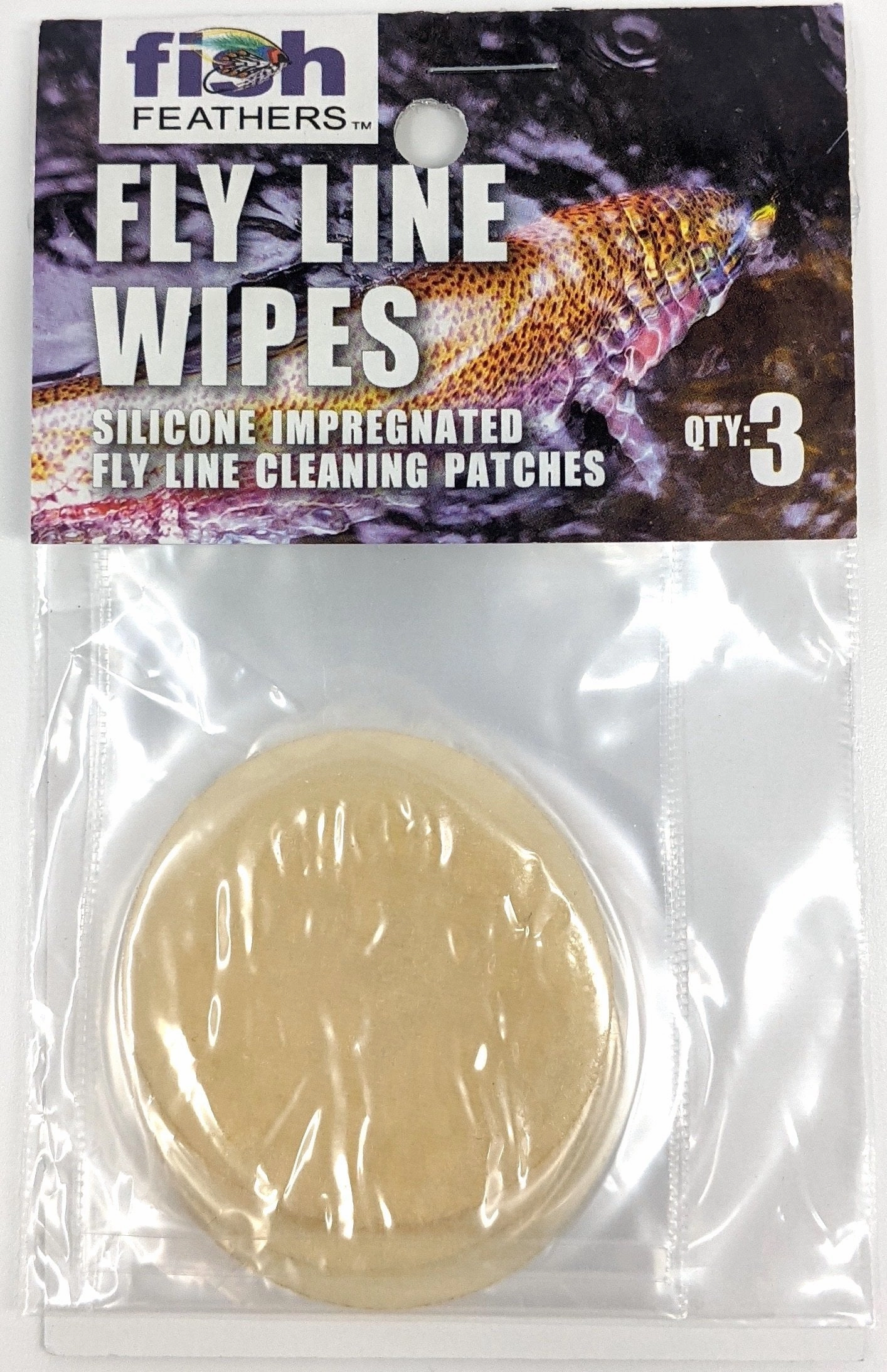 Fish Feathers Fly Line Wipes