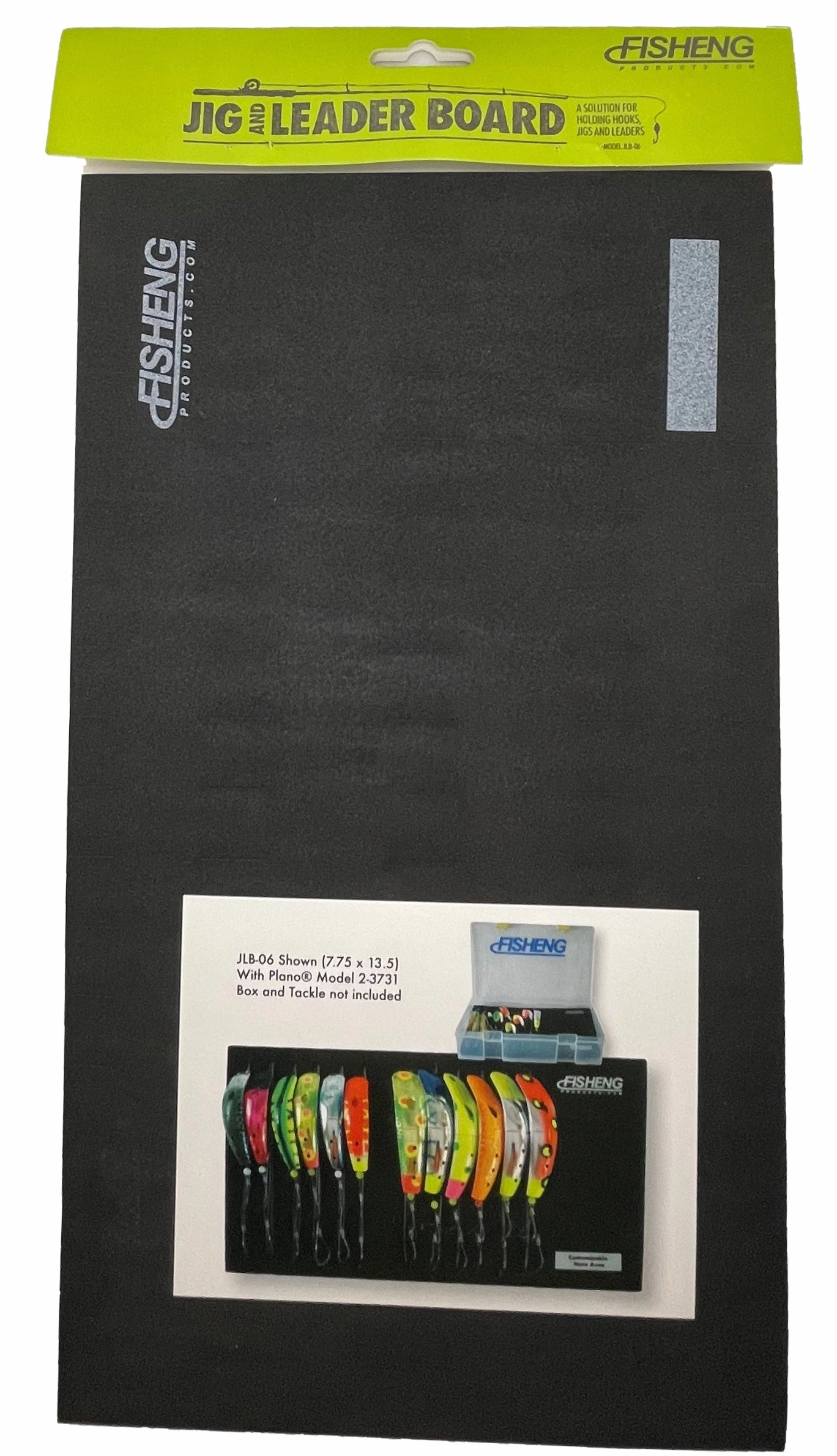 FishEng Jig and Leader Board - Black Foam Leader Board