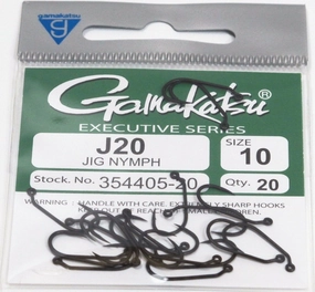 Gamakatsu J20 w/ Barb Jig Hook 20 pack