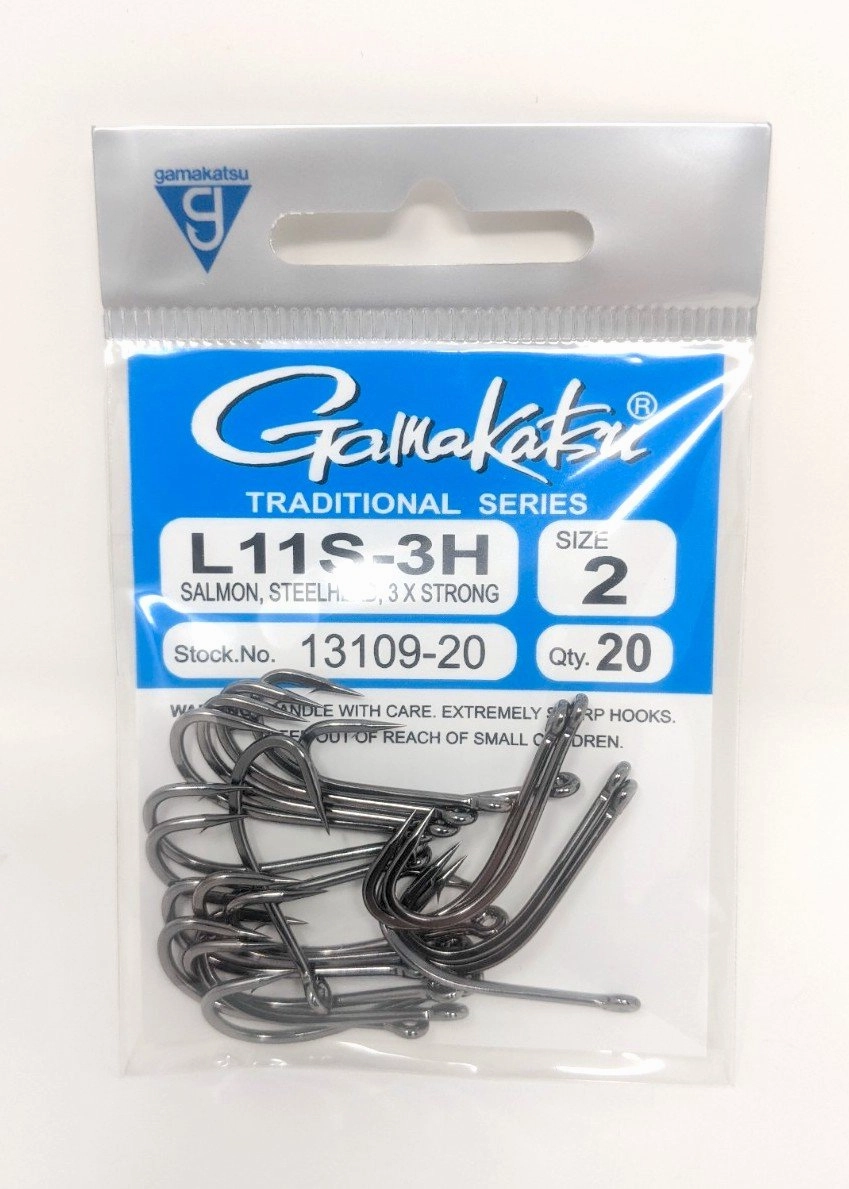Gamakatsu L11S-3H Salmon/Steelhead Hook 20 Pack