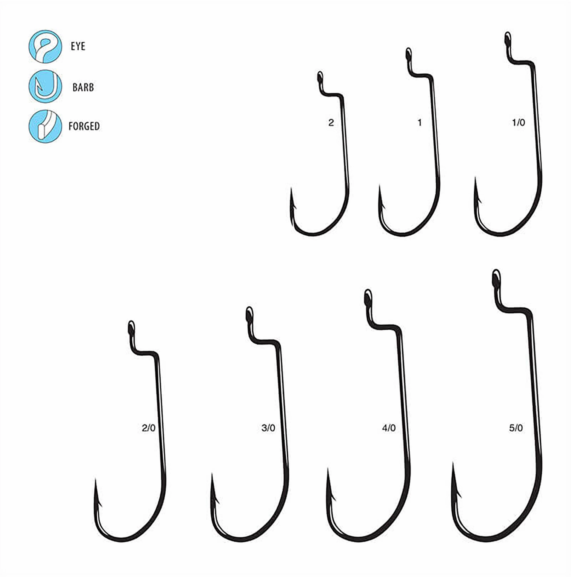 Gamakatsu O'Shaughnessy Bend OP Nano Alpha Worm Hooks