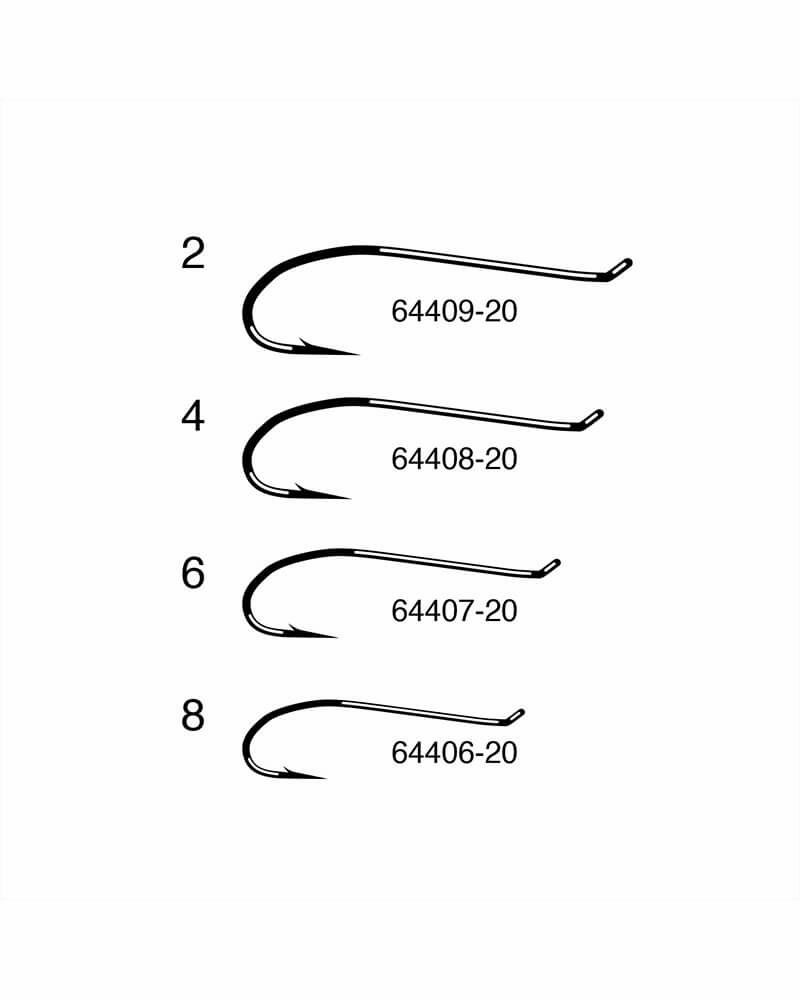 Gamakatsu T10-3H Salmon Dry 1x Fine (20 Pack)