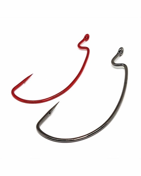 Gamakatsu Worm Hook Offset Extra Wide Gap, Loose Pack